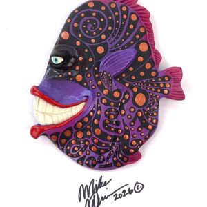 Laughing Larry- Fish Art