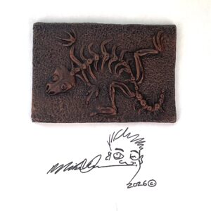 Lizza Dora Lizard Fossil by Mike Quinn