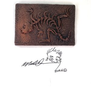Lizza Dora Lizard Fossil by Mike Quinn