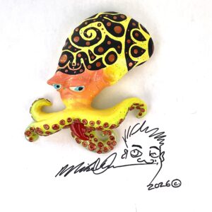 Patterned Mr. Poopy Octopus - Fish with Attitude