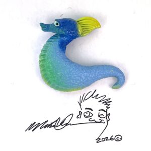 Amber Doodles -Seahorse - Artist Mike Quinn