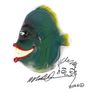 Laughing Larry- Fish Art
