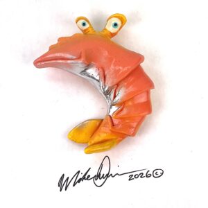 Hipster Shrimp Fish With Attitude