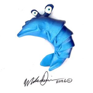 Hipster Shrimp Fish With Attitude