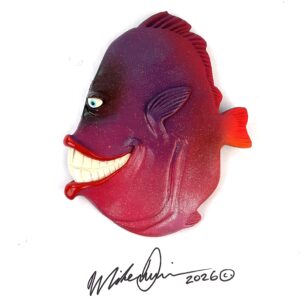 Laughing Larry- Fish Art