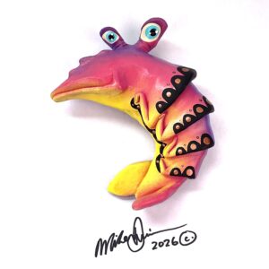 Hipster Shrimp Fish With Attitude