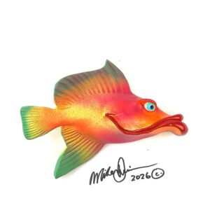 Flo-Mamma Red Lips - Fish Art