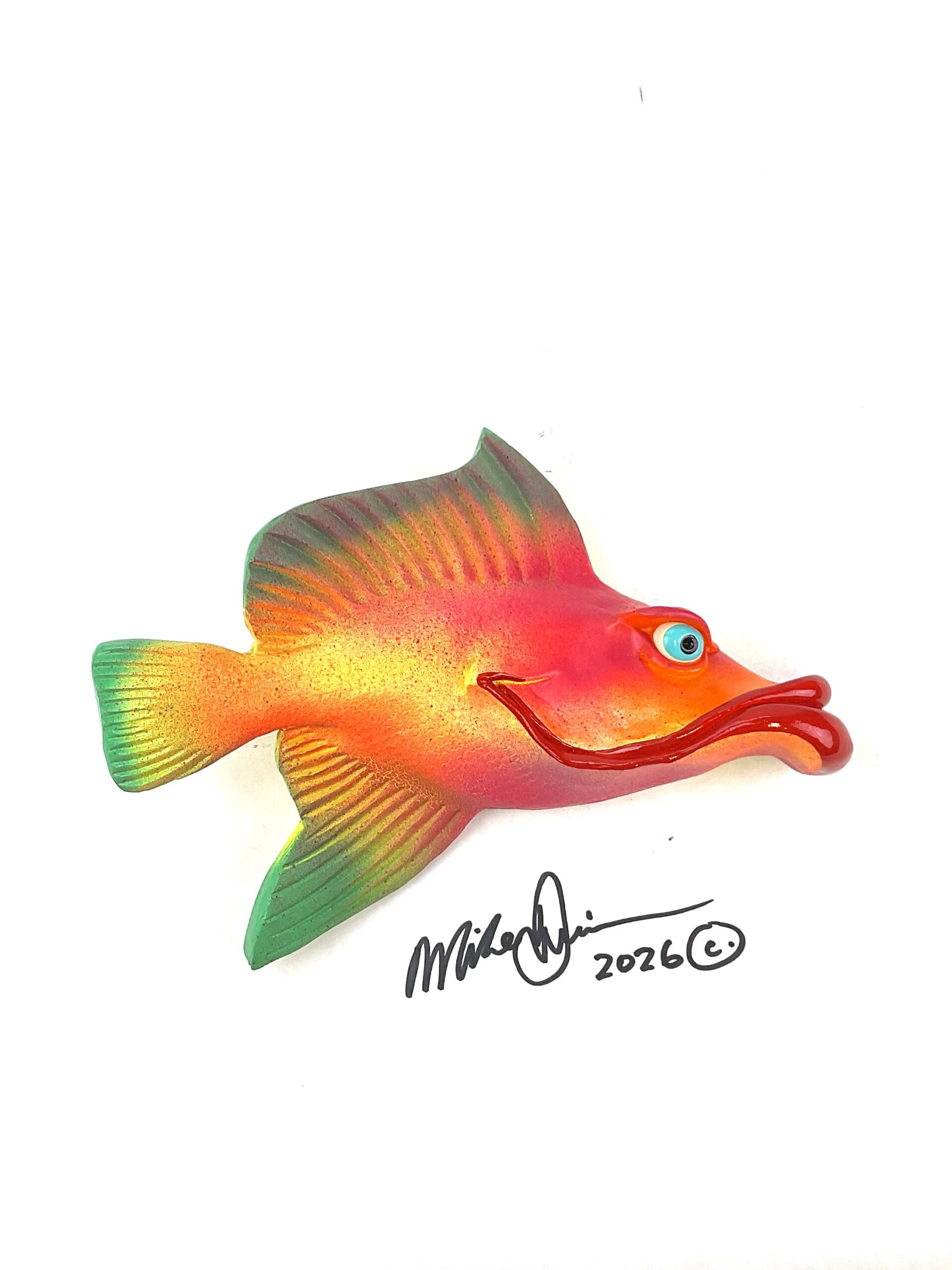 Flo-Mamma Red Lips - Fish Art