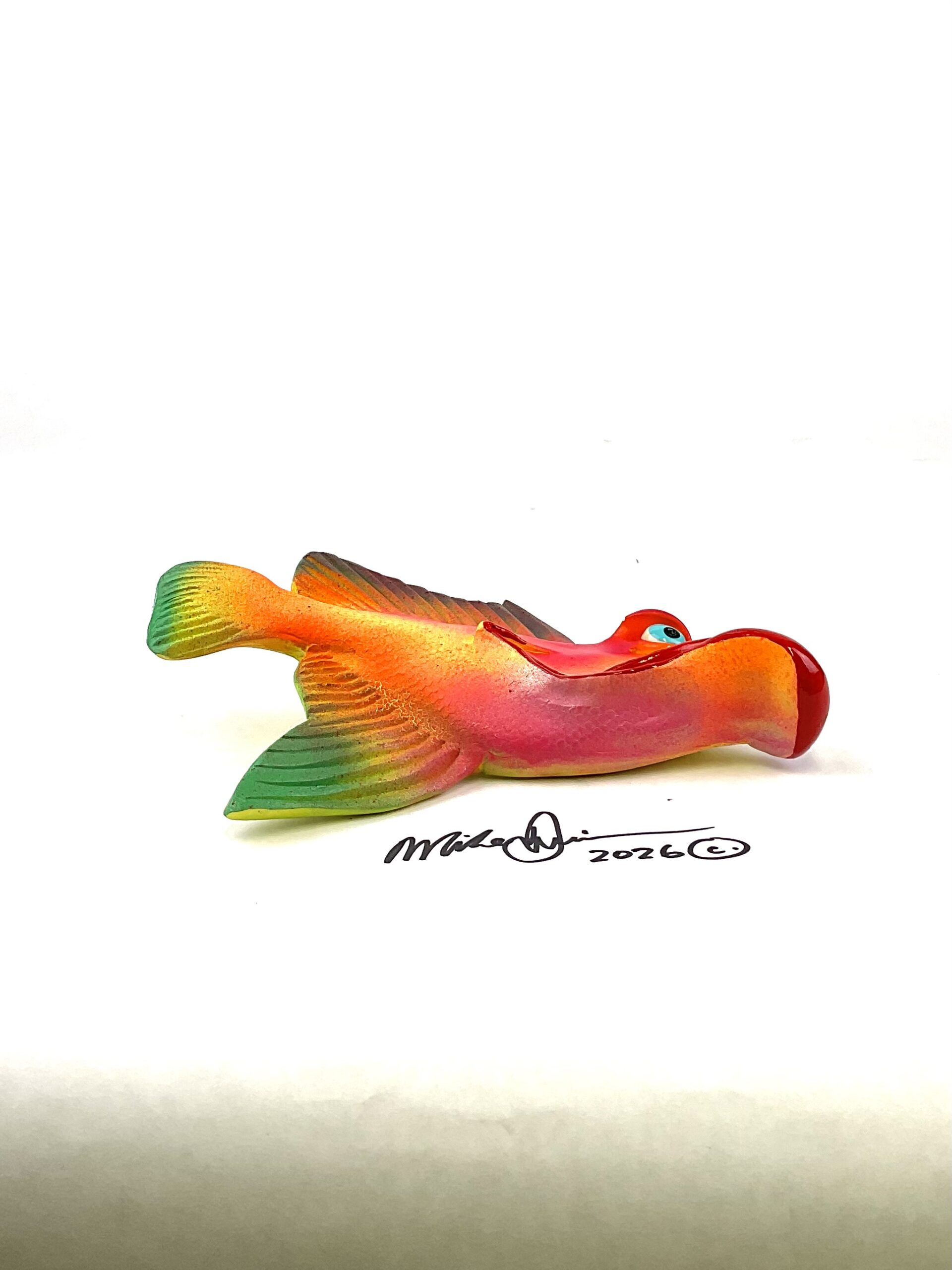 Flo-Mamma Red Lips - Fish Art - Image 3
