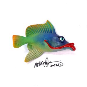 Flo-Mamma Red Lips - Fish Art