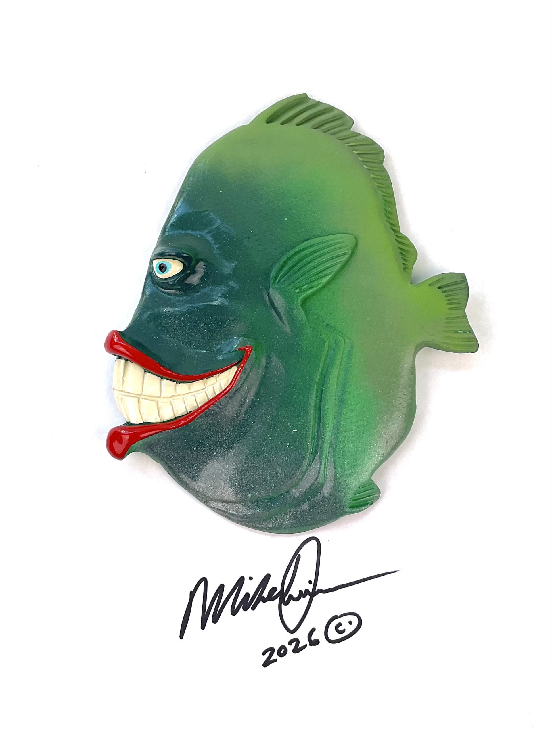 Laughing Larry- Fish Art
