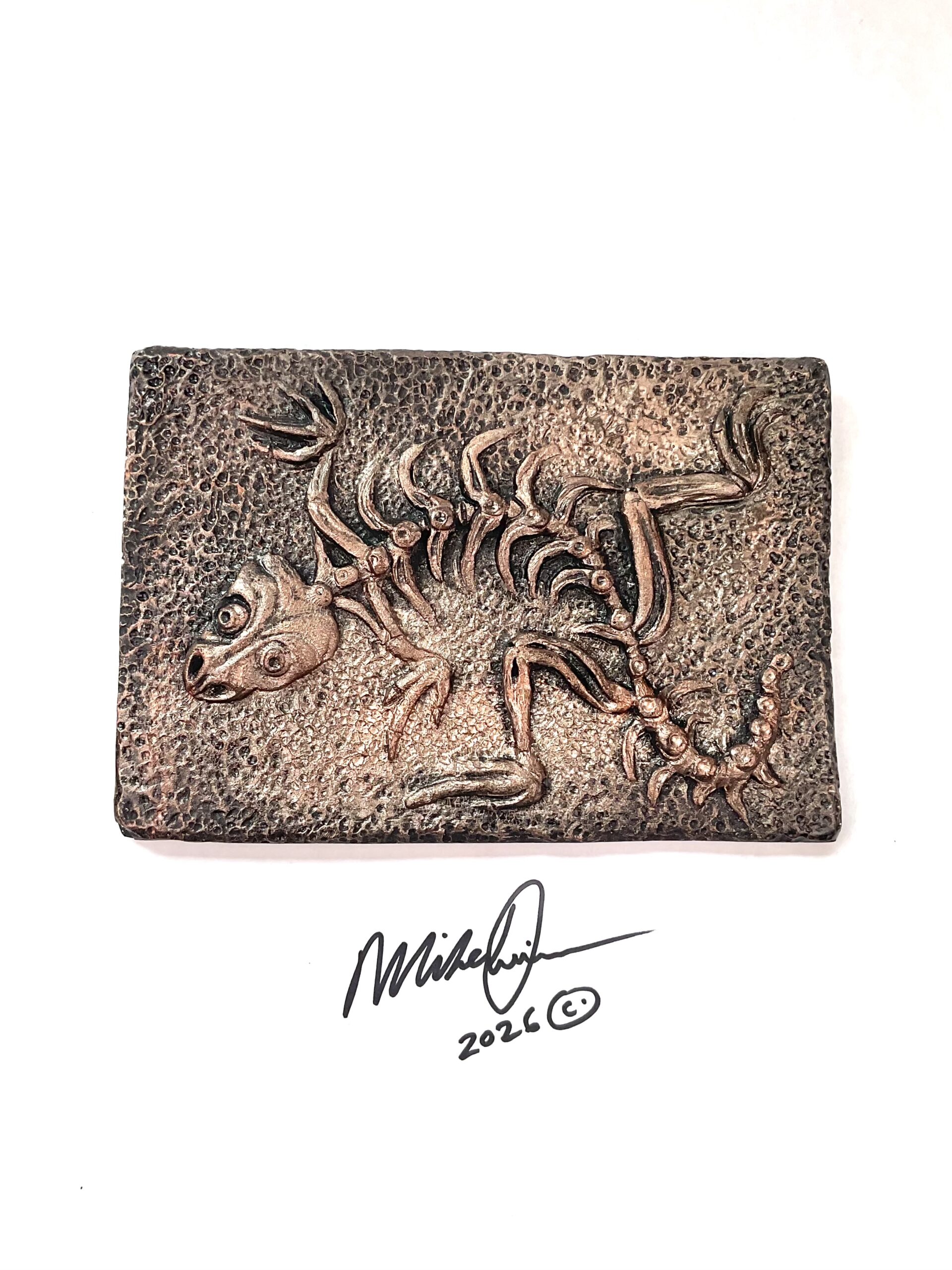 Lizza Dora Lizard Fossil by Mike Quinn