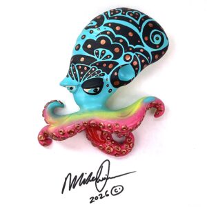 Patterned Mr. Poopy Octopus - Fish with Attitude