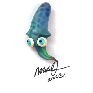 Snazzy Stinky Mel Squid Wall Art