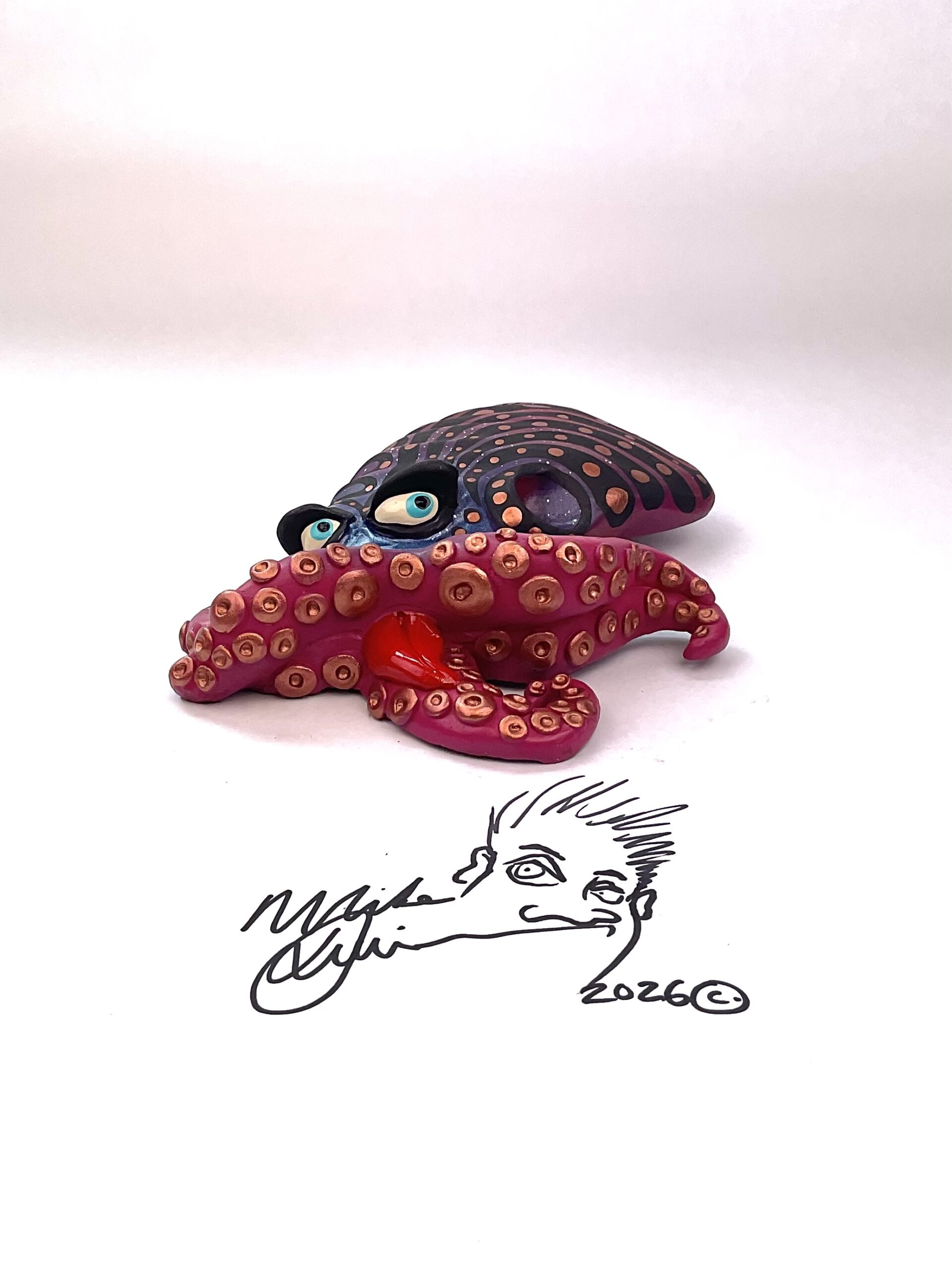 Patterned Mr. Poopy Octopus - Fish with Attitude - Image 3