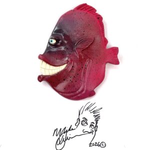 Wild Laughing Larry - Fish Art