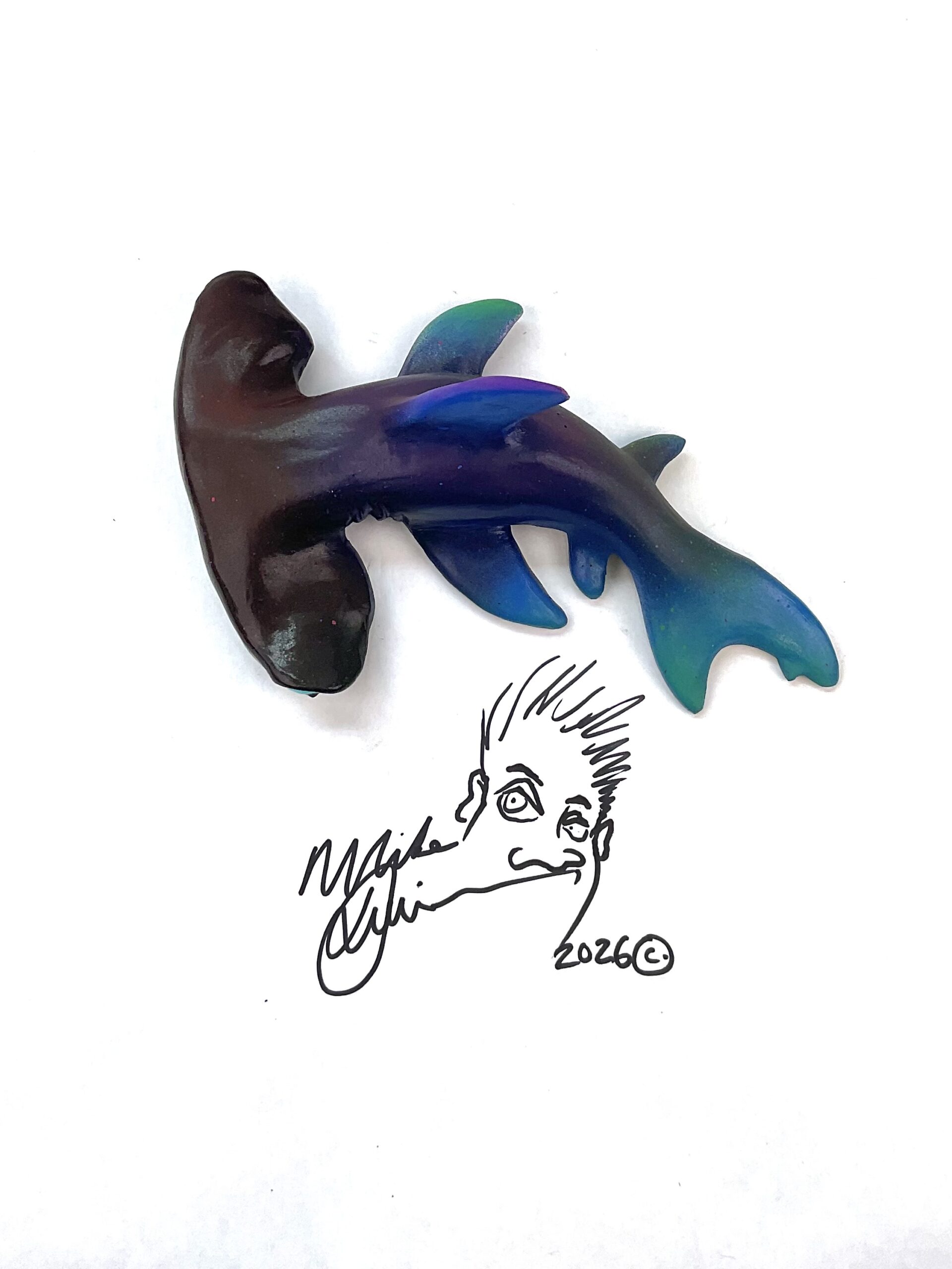 Wild Big Bad Bill - Hammerhead Shark - Fish With Attitude - Image 3