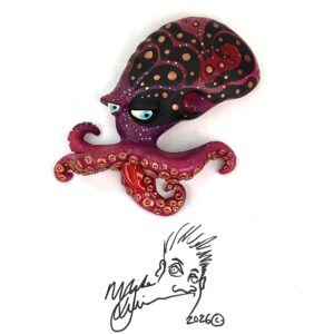 Patterned Mr. Poopy Octopus - Fish with Attitude
