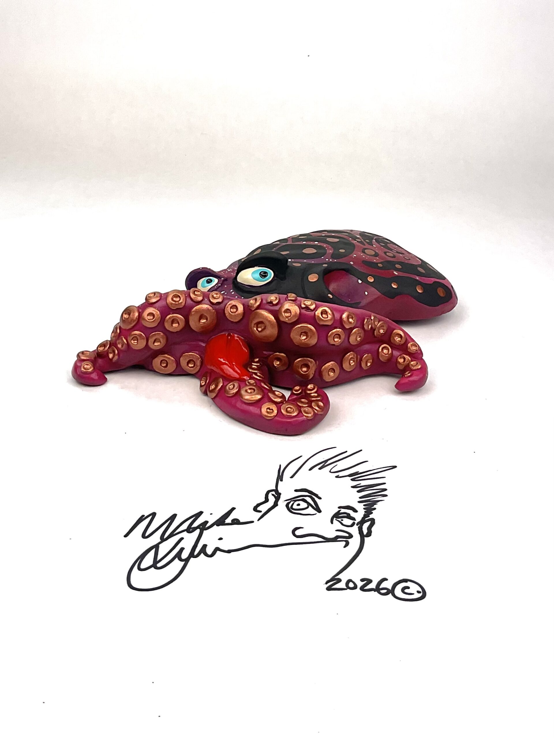 Patterned Mr. Poopy Octopus - Fish with Attitude - Image 3