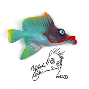 Flo-Mamma Red Lips - Fish Art