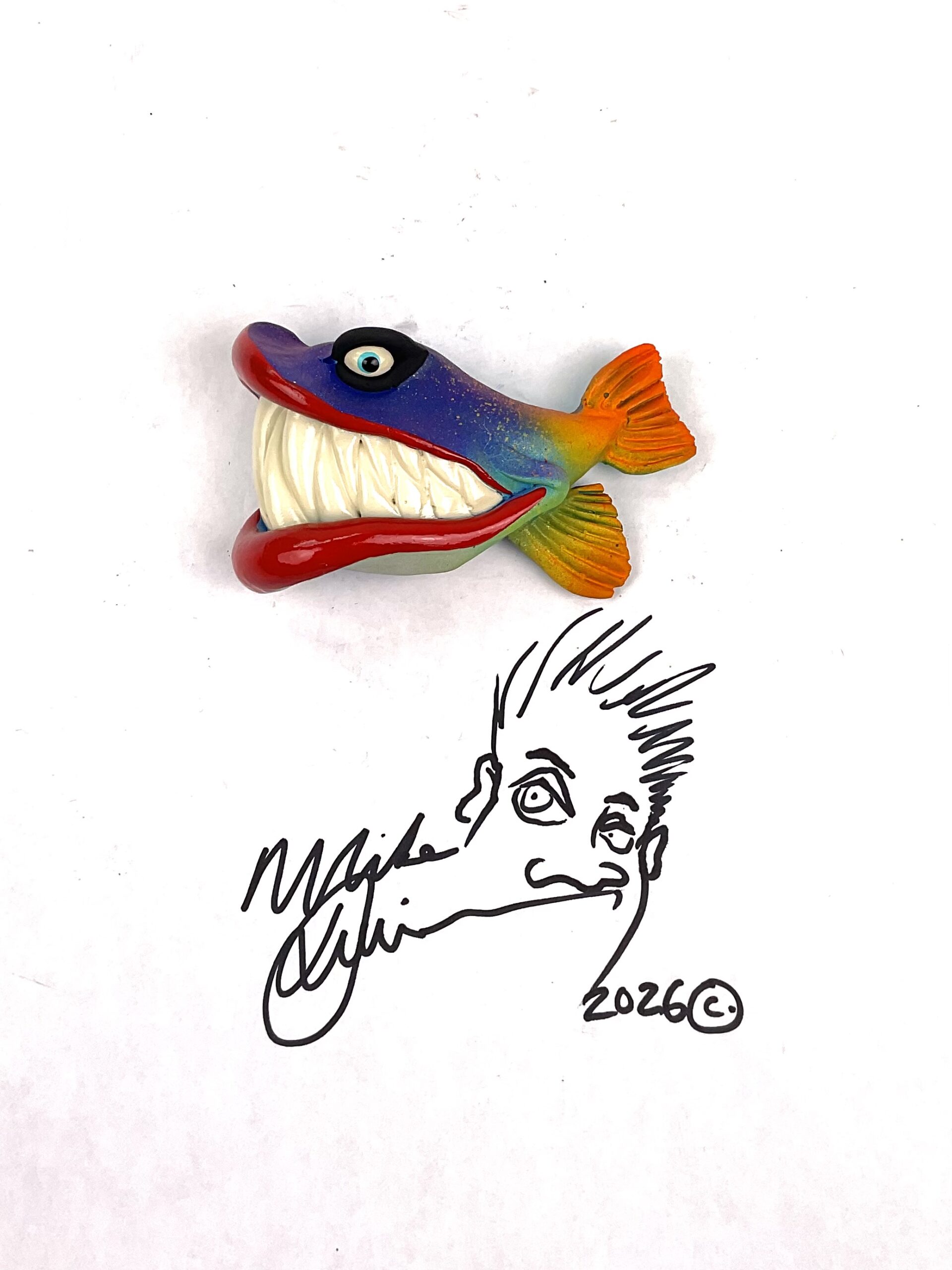 Cliff Fish with Attitude by Mike Quinn