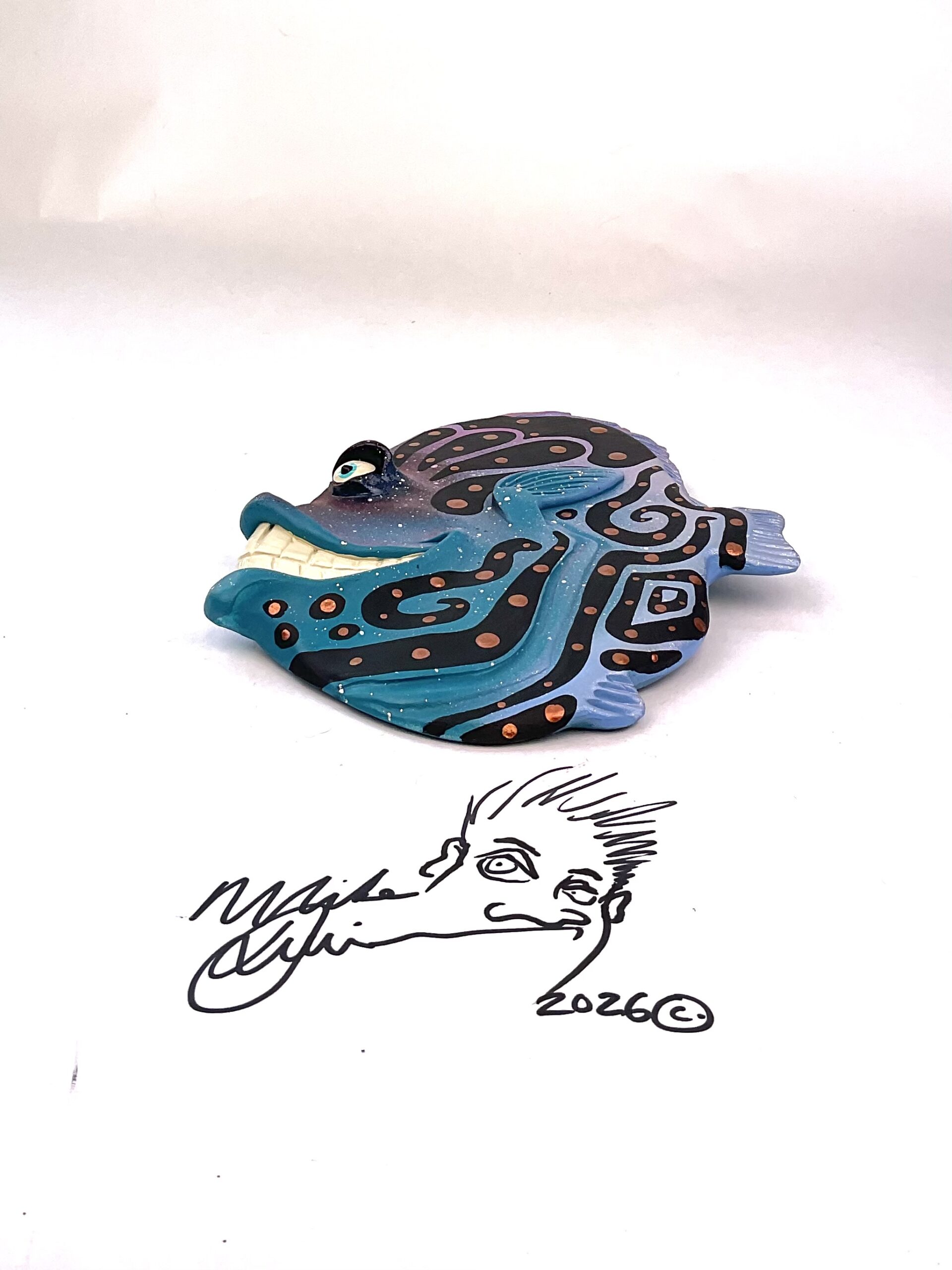 Laughing Larry- Fish Art - Image 3