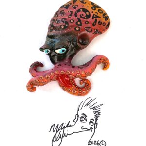 Patterned Mr. Poopy Octopus - Fish with Attitude