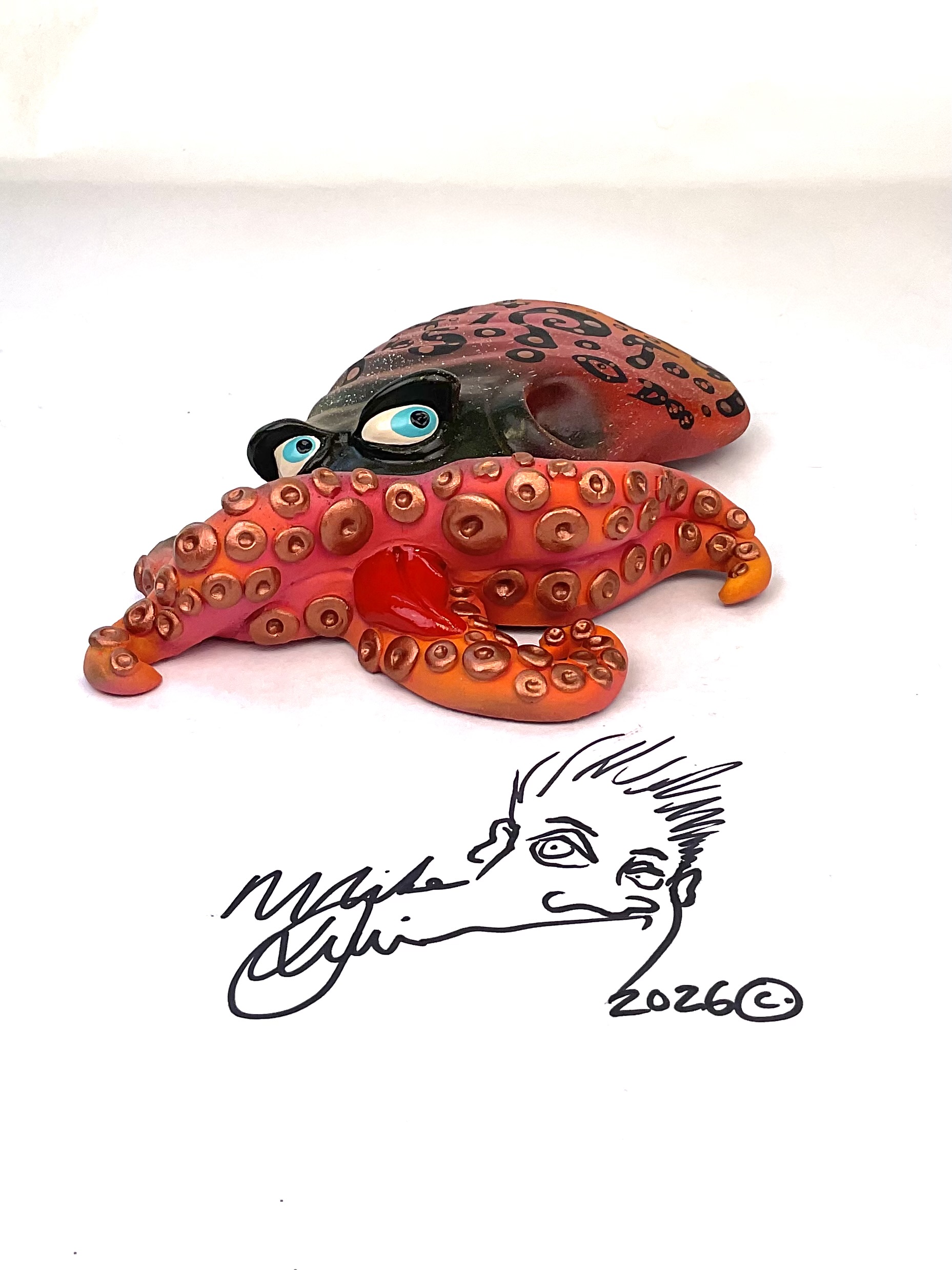 Patterned Mr. Poopy Octopus - Fish with Attitude - Image 3