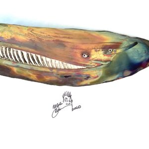 Big Larry - Raku Whale - Fish With Attitude