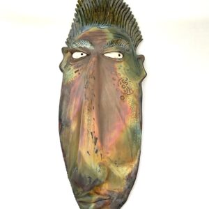 Don Estaban- Raku Mask- Fish With Attitude
