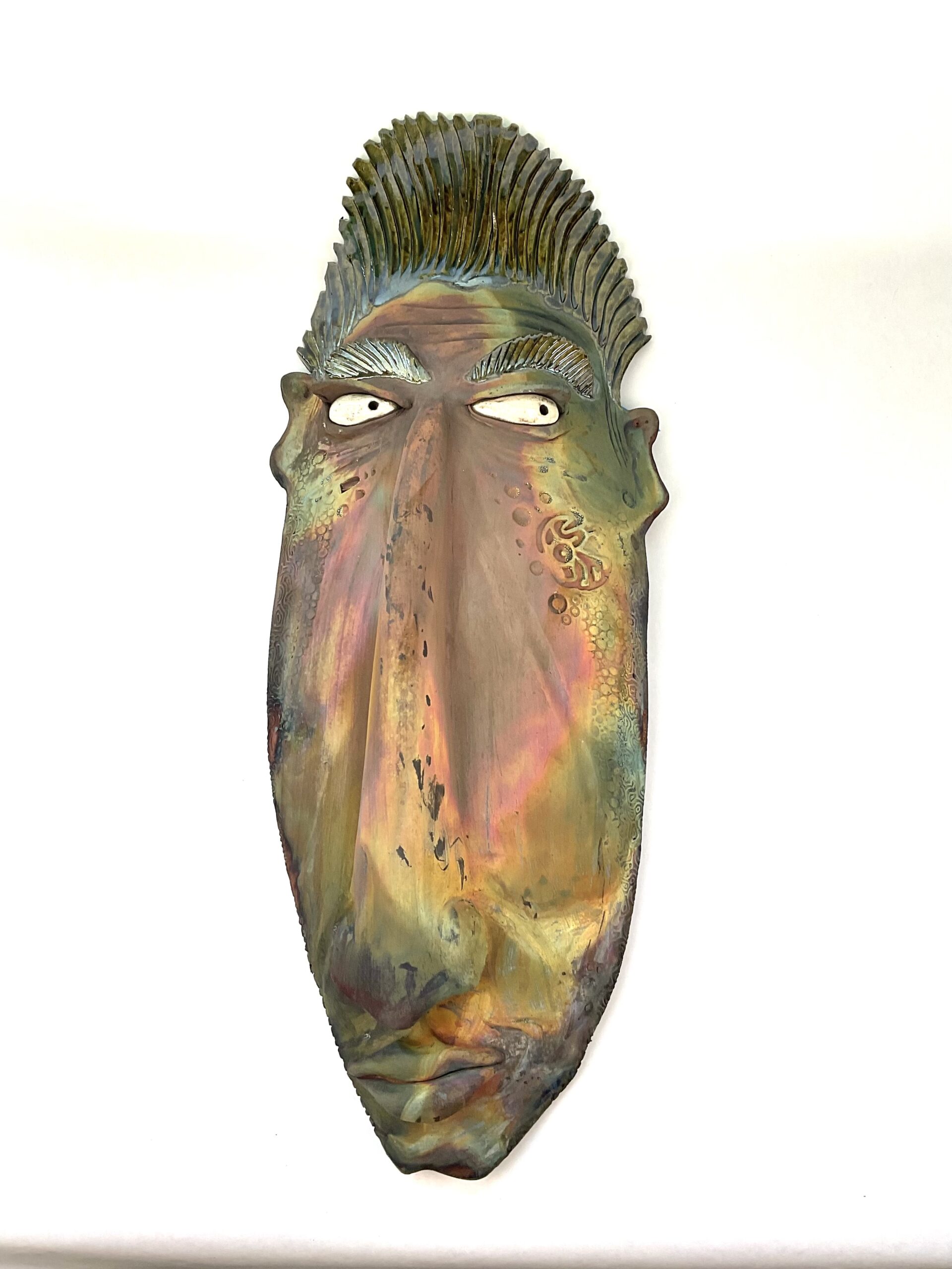 Don Estaban- Raku Mask- Fish With Attitude
