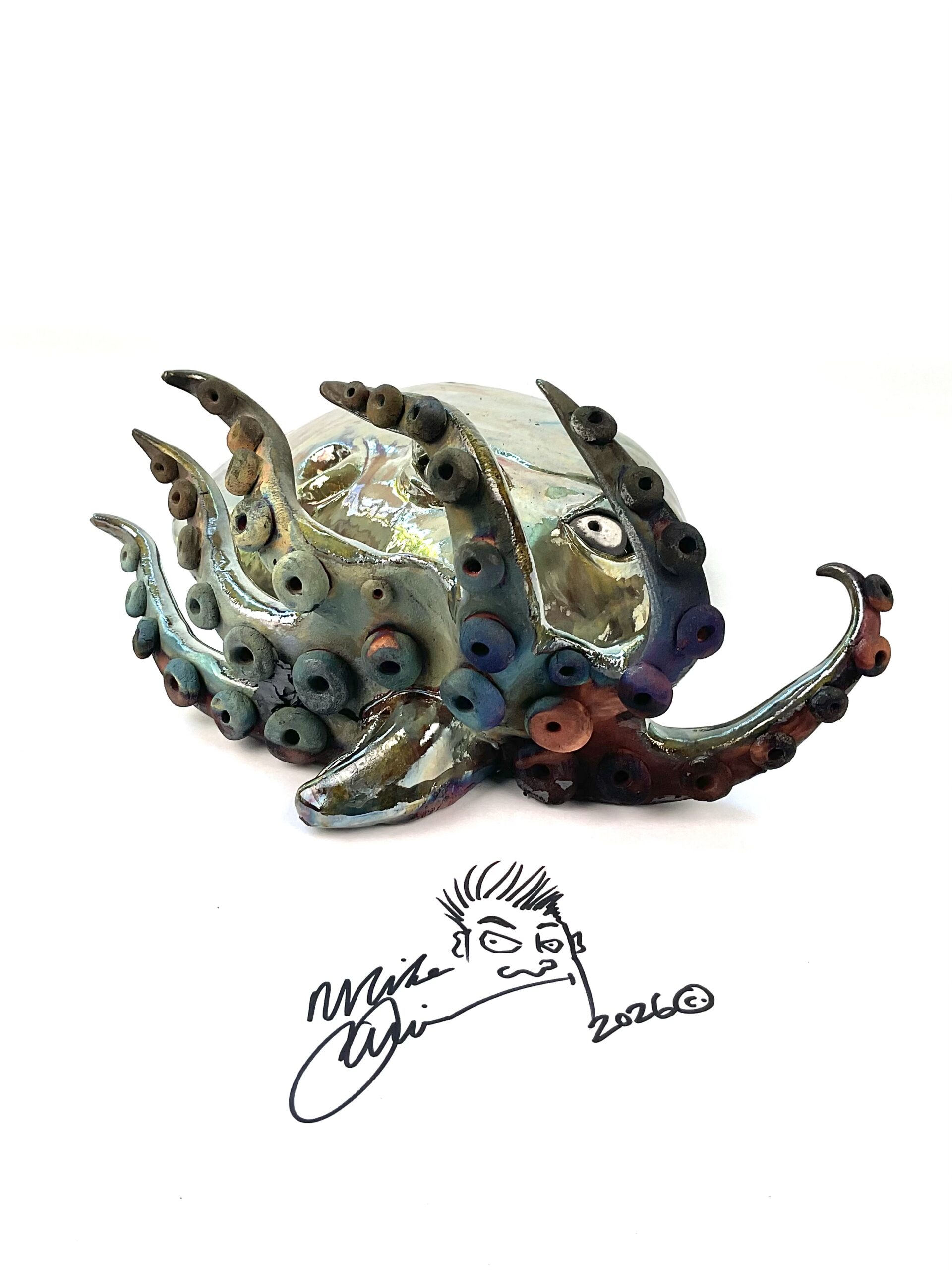Little Johnny - Raku Squid - Image 3