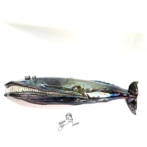 Lenny - Raku Whale - Fish With Attitude
