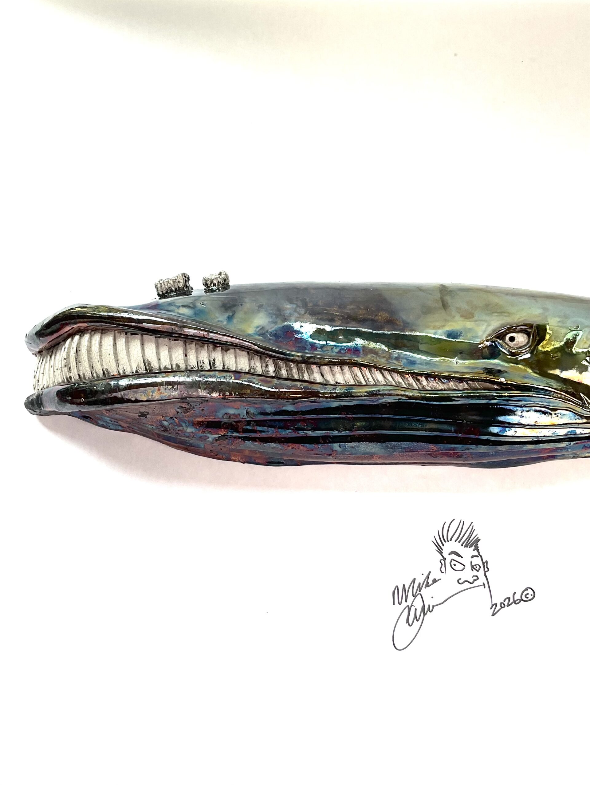 Lenny - Raku Whale - Fish With Attitude - Image 3