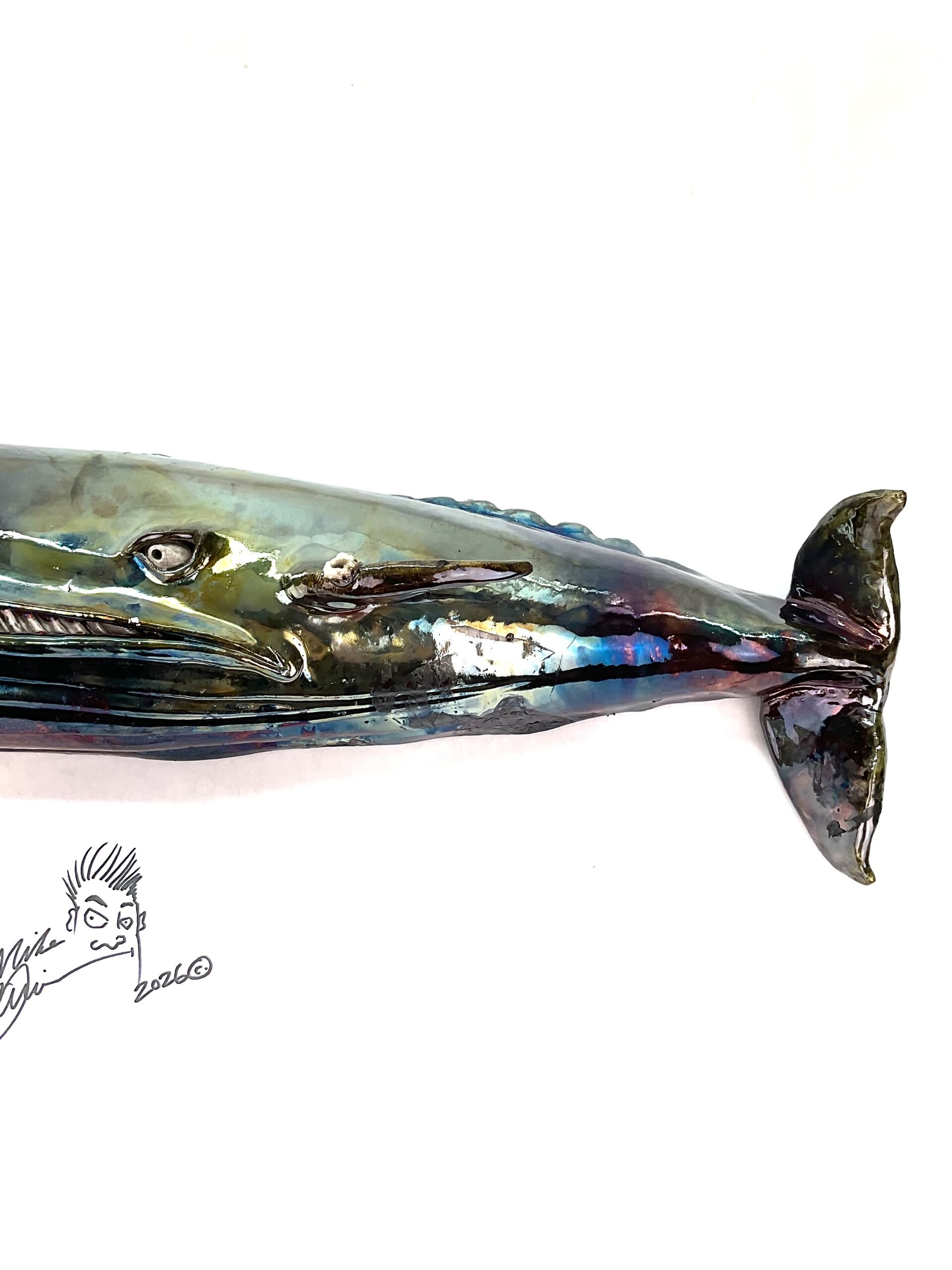 Lenny - Raku Whale - Fish With Attitude - Image 4