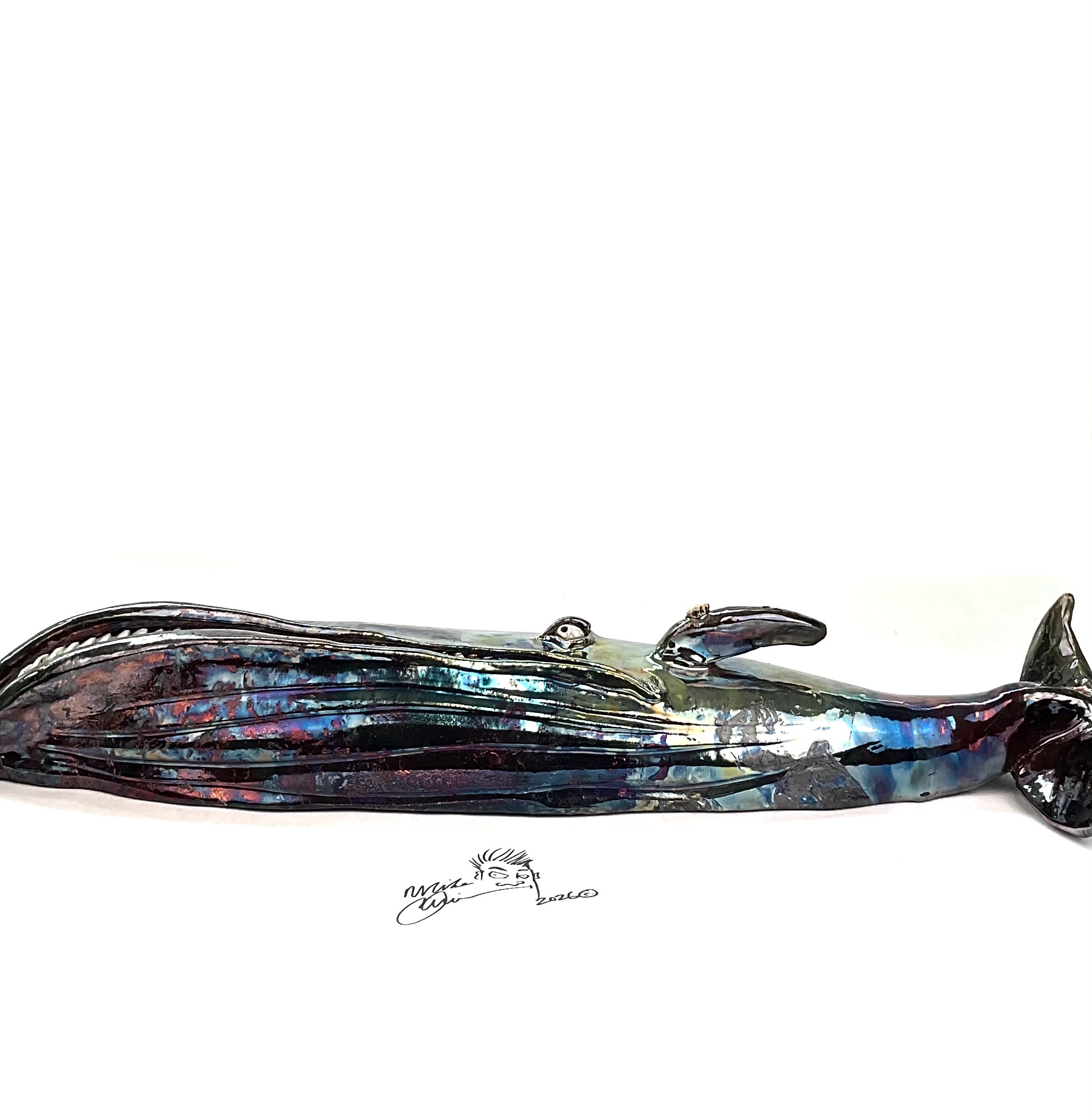 Lenny - Raku Whale - Fish With Attitude - Image 5