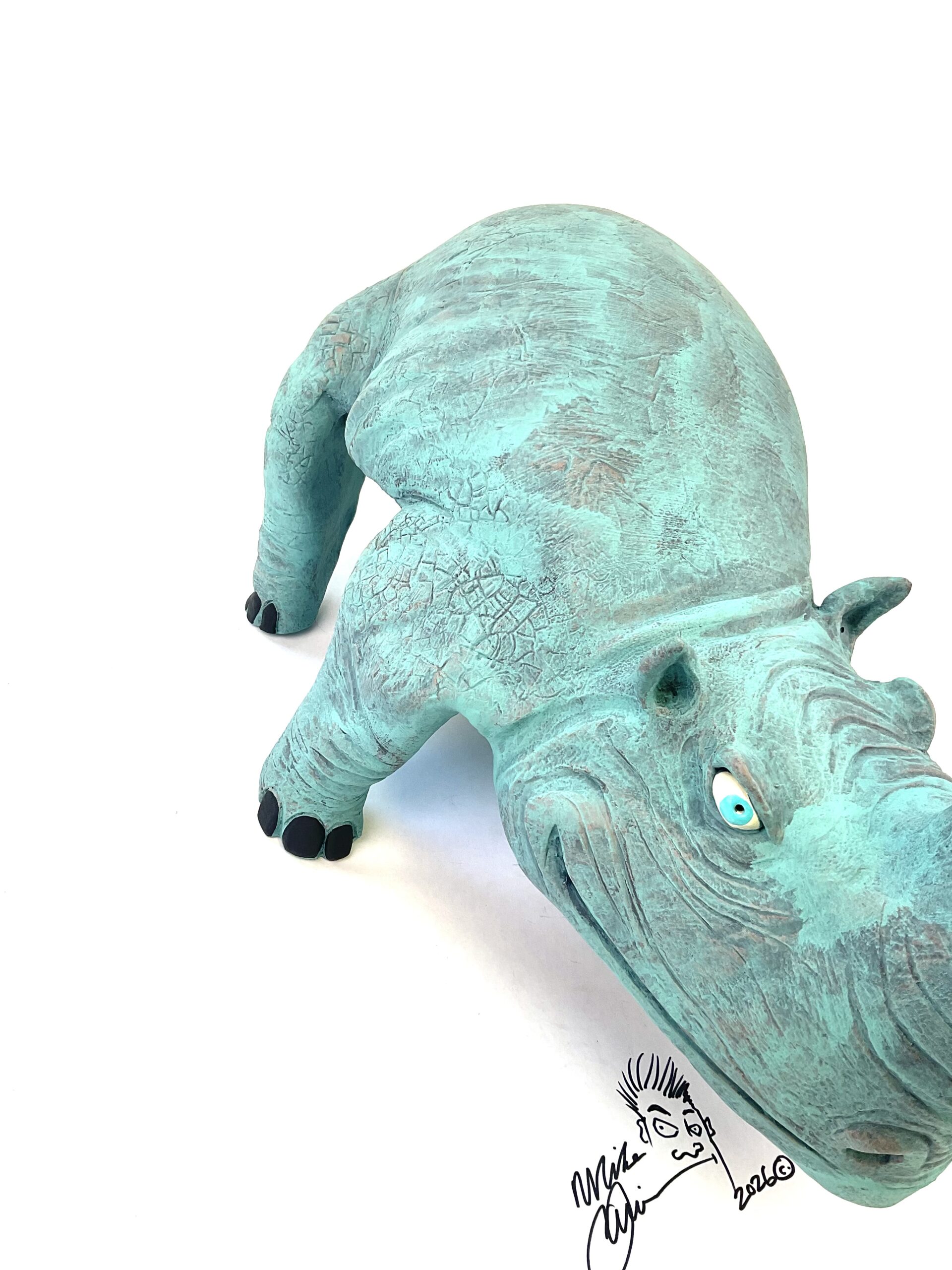 Rowdy Rhonda - Rhinoceros - Artist Mike Quinn - Image 5