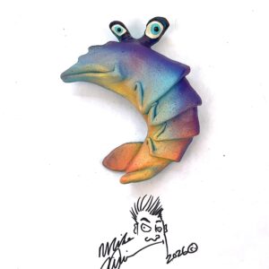 Hipster Shrimp Fish With Attitude