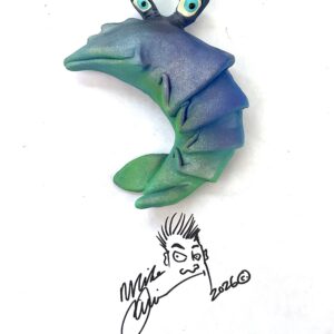 Hipster Shrimp Fish With Attitude