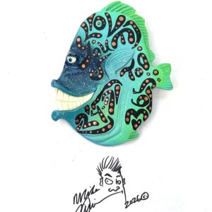 Laughing Larry- Fish Art