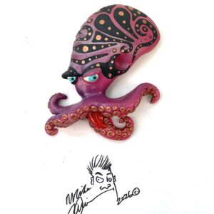 Patterned Mr. Poopy Octopus - Fish with Attitude