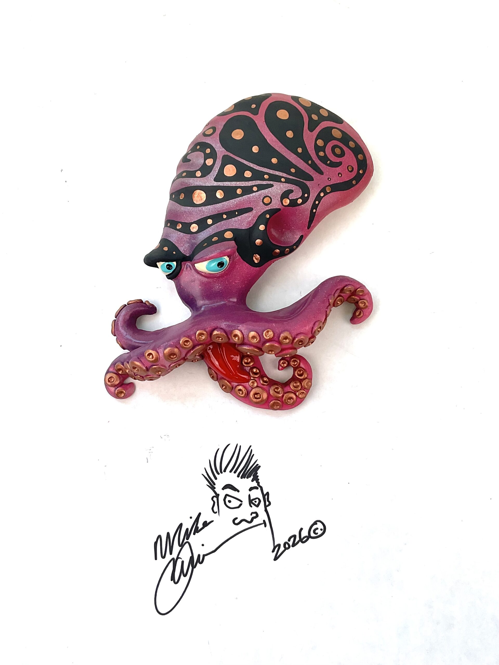 Patterned Mr. Poopy Octopus - Fish with Attitude