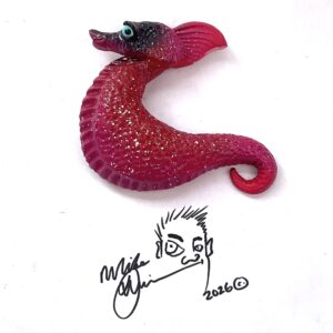 Amber Doodles -Seahorse - Artist Mike Quinn