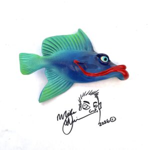 Flo-Mamma Red Lips - Fish Art