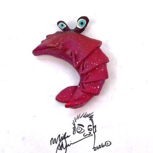 Hipster Shrimp Fish With Attitude