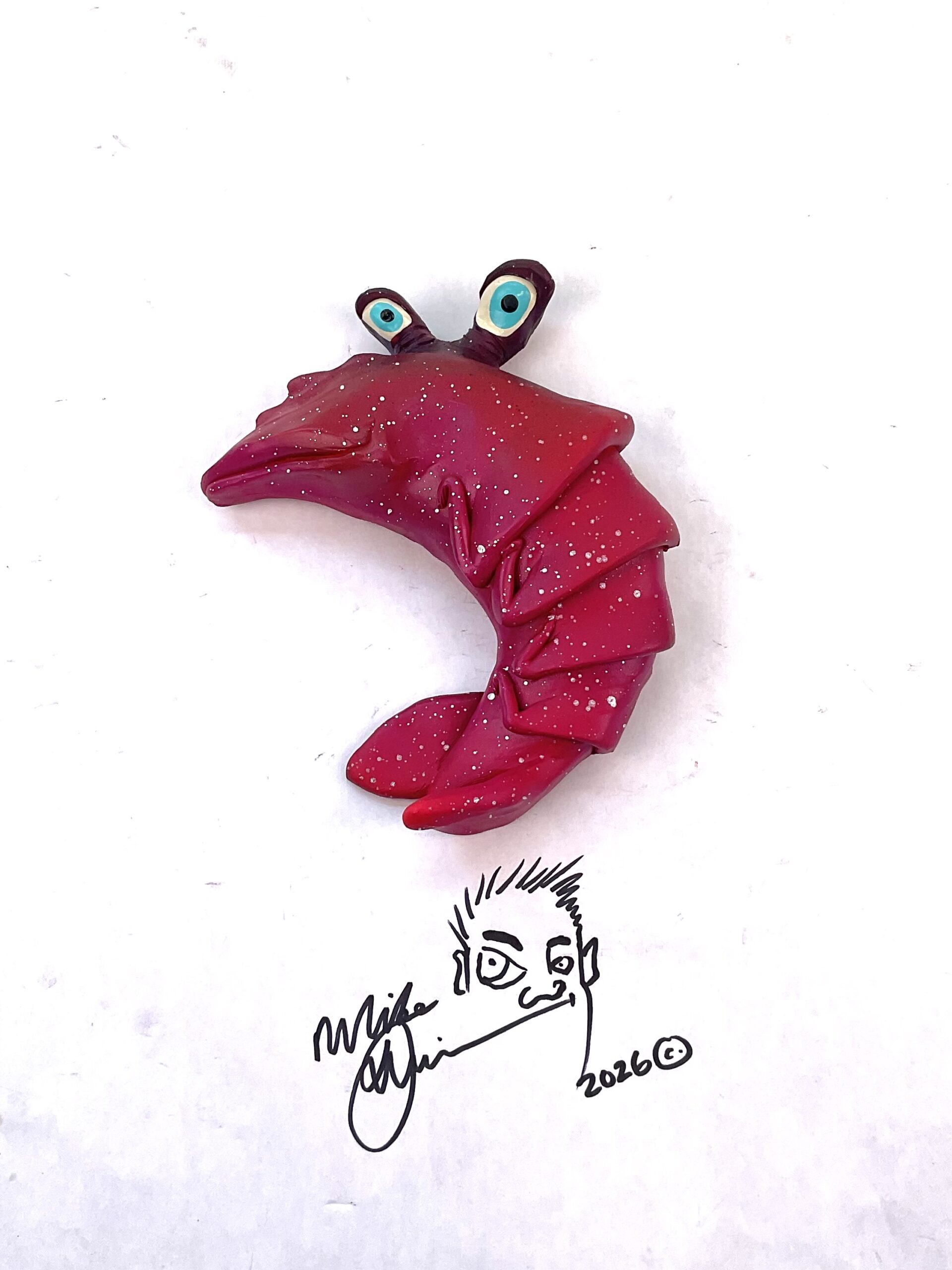 Hipster Shrimp Fish With Attitude