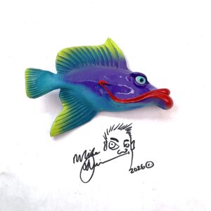 Flo-Mamma Red Lips - Fish Art