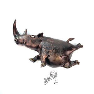 Leapin Larry- Rhinoceros - Artist Mike Quinn
