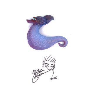 Amber Doodles -Seahorse - Artist Mike Quinn