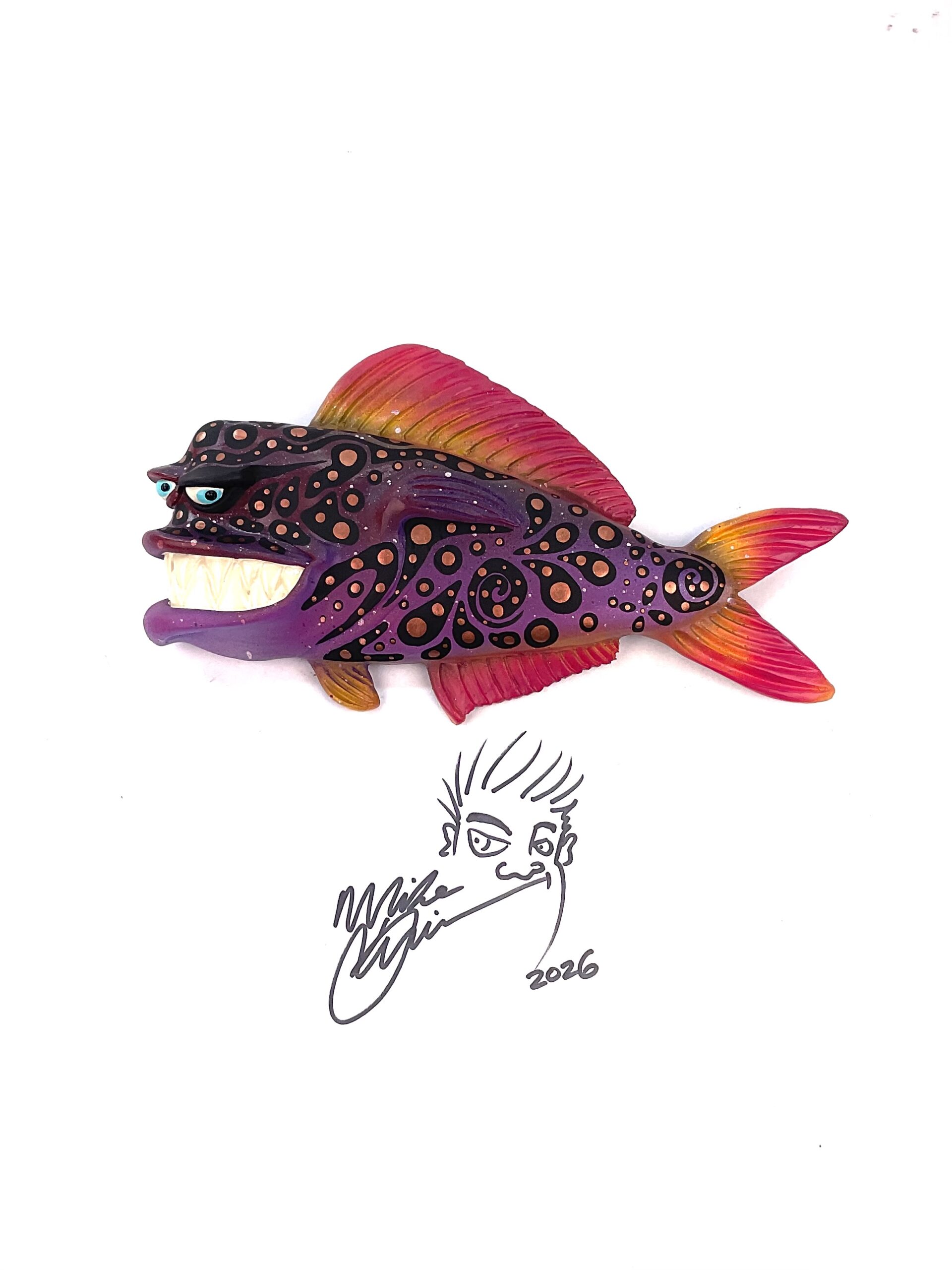 Toothy Uncle Charles Fish with Attitude
